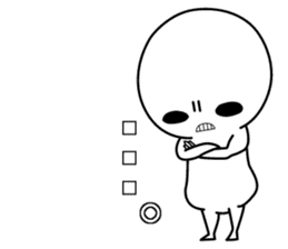 Always, this face. Transparent sticker #6405821