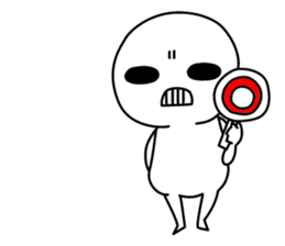 Always, this face. Transparent sticker #6405824