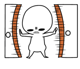 Always, this face. Transparent sticker #6405830