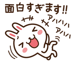 Positive rabbit & Negative rabbit 4 sticker #6405905