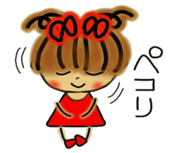 Tomboyish RIKO of Kansai accent sticker #6407122