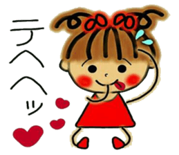 Tomboyish RIKO of Kansai accent sticker #6407123