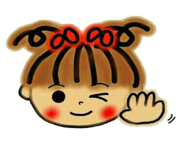 Tomboyish RIKO of Kansai accent sticker #6407138