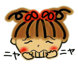 Tomboyish RIKO of Kansai accent sticker #6407139