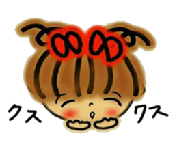 Tomboyish RIKO of Kansai accent sticker #6407140