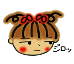 Tomboyish RIKO of Kansai accent sticker #6407141