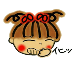 Tomboyish RIKO of Kansai accent sticker #6407142