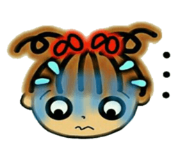 Tomboyish RIKO of Kansai accent sticker #6407143