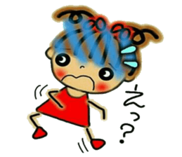 Tomboyish RIKO of Kansai accent sticker #6407144