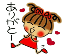 Tomboyish RIKO of Kansai accent sticker #6407147