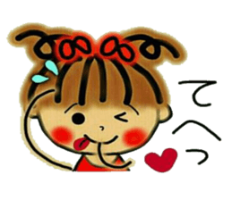 Tomboyish RIKO of Kansai accent sticker #6407157