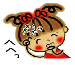 Tomboyish RIKO of Kansai accent sticker #6407158