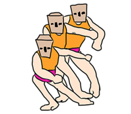 Paper bag Mask 2 sticker #6407560