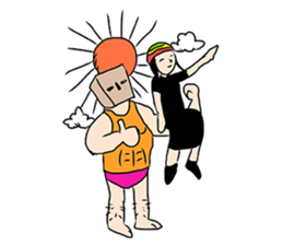 Paper bag Mask 2 sticker #6407566