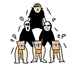 Paper bag Mask 2 sticker #6407568