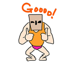 Paper bag Mask 2 sticker #6407579