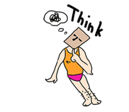 Paper bag Mask 2 sticker #6407582