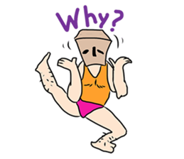 Paper bag Mask 2 sticker #6407583