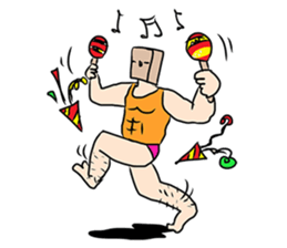 Paper bag Mask 2 sticker #6407591