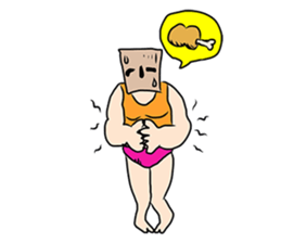 Paper bag Mask 2 sticker #6407595