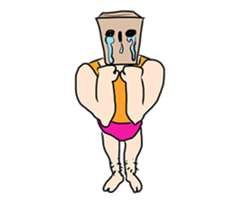 Paper bag Mask 2 sticker #6407598