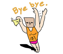 Paper bag Mask 2 sticker #6407599