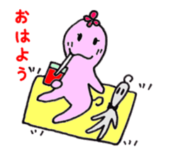 Hanabana Alien Hanako and Andrew sticker #6407760