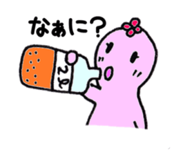 Hanabana Alien Hanako and Andrew sticker #6407795