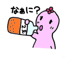 Hanabana Alien Hanako and Andrew sticker #6407795