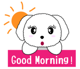 Everyday friends Poodle sticker #6408000