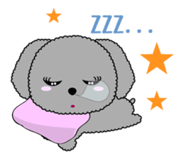 Everyday friends Poodle sticker #6408003