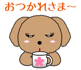 Everyday friends Poodle sticker #6408004