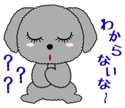 Everyday friends Poodle sticker #6408018