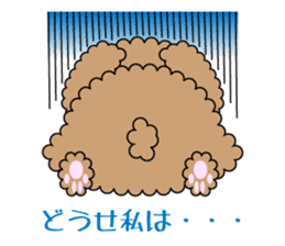 Everyday friends Poodle sticker #6408019