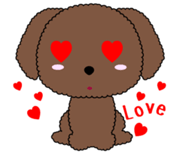Everyday friends Poodle sticker #6408031