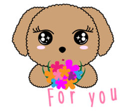 Everyday friends Poodle sticker #6408039