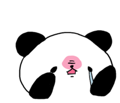 The love panda@/ sticker #6408122