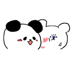 The love panda@/ sticker #6408123