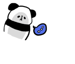 The love panda@/ sticker #6408125