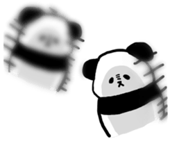 The love panda@/ sticker #6408126