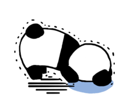 The love panda@/ sticker #6408129