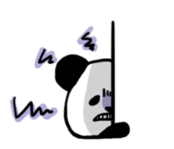 The love panda@/ sticker #6408131