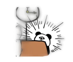 The love panda@/ sticker #6408137