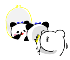 The love panda@/ sticker #6408144