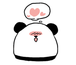 The love panda@/ sticker #6408146