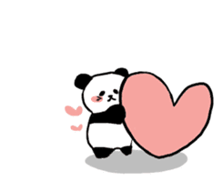 The love panda@/ sticker #6408157