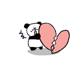 The love panda@/ sticker #6408158