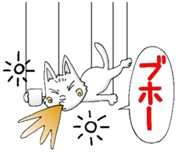 Puppet cat sticker #6408331