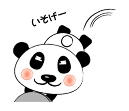 Cat *3 chick (one's own pace) panda sticker #6408803