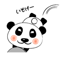 Cat *3 chick (one's own pace) panda sticker #6408803